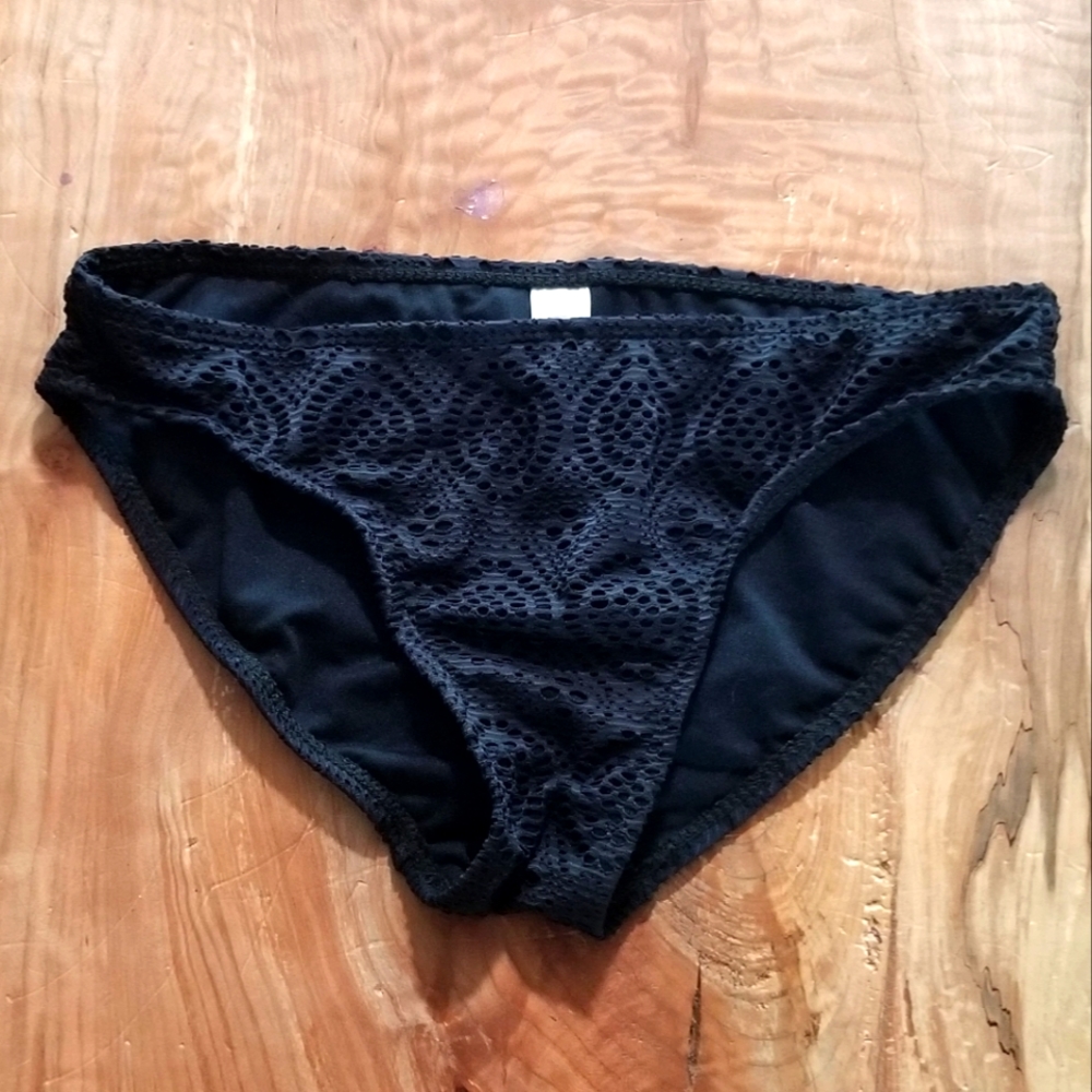 NWOT Black Swim Bottom